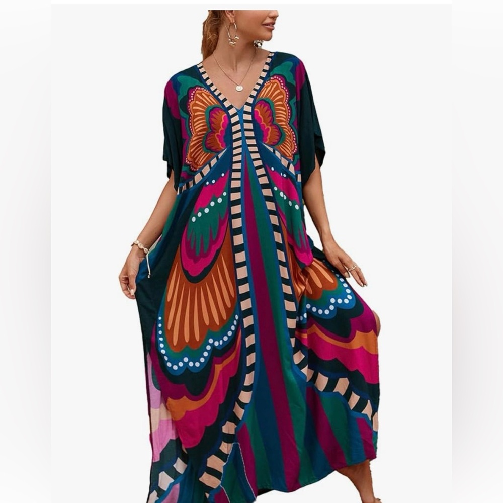 Colorful Bohemian Maxi Dress